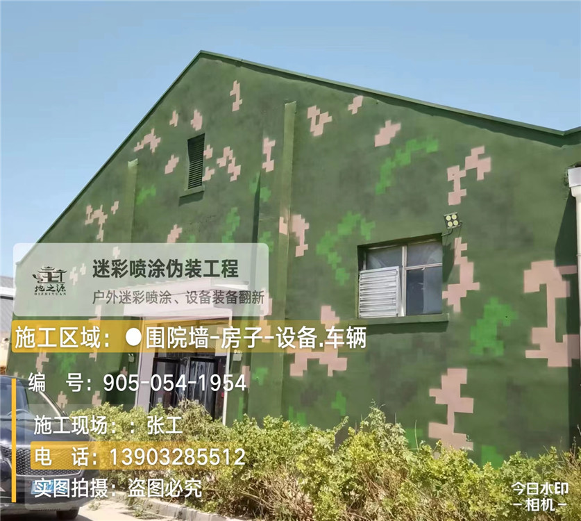 阜新外墙数码迷彩漆施工报价清单（100㎡标准墙面测算）